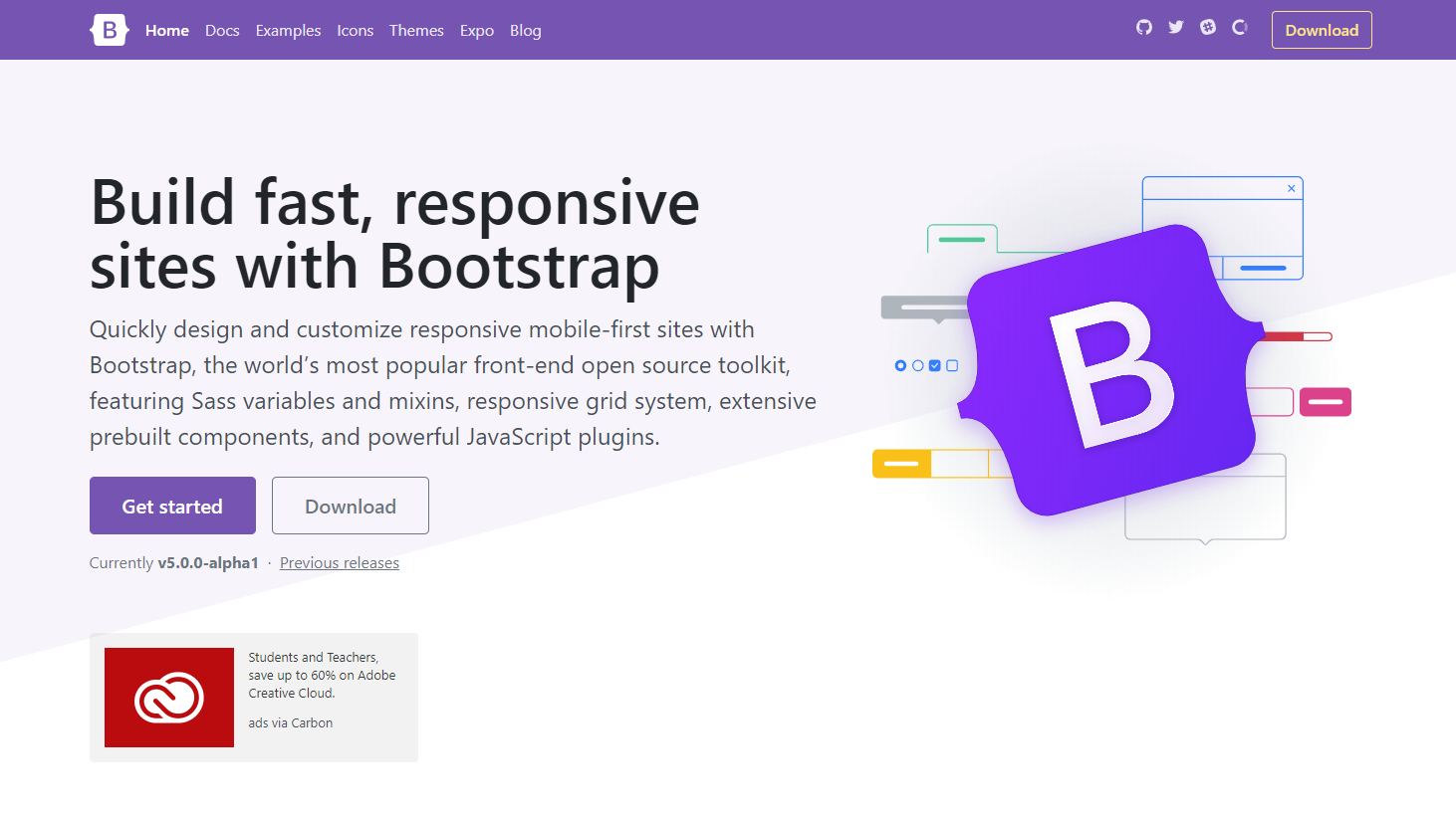 Bootstrap 5 Alpha 1